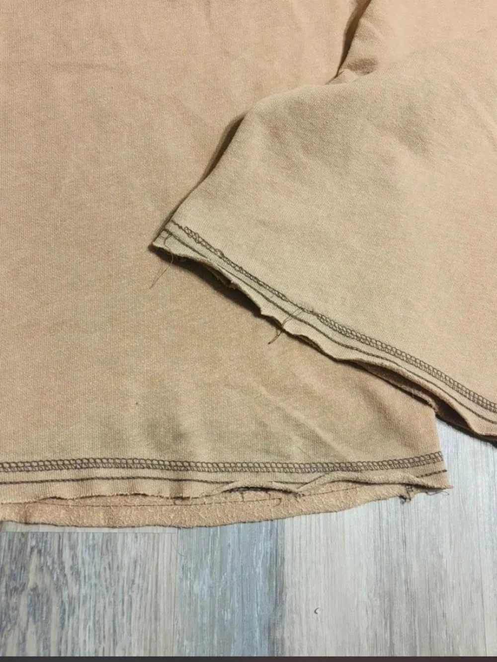 Y2K PINK Tan Wide Leg Lounge Pants With Love heart design size Medium